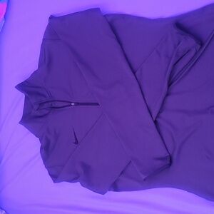 Nike turtle neck gray dri-fit top